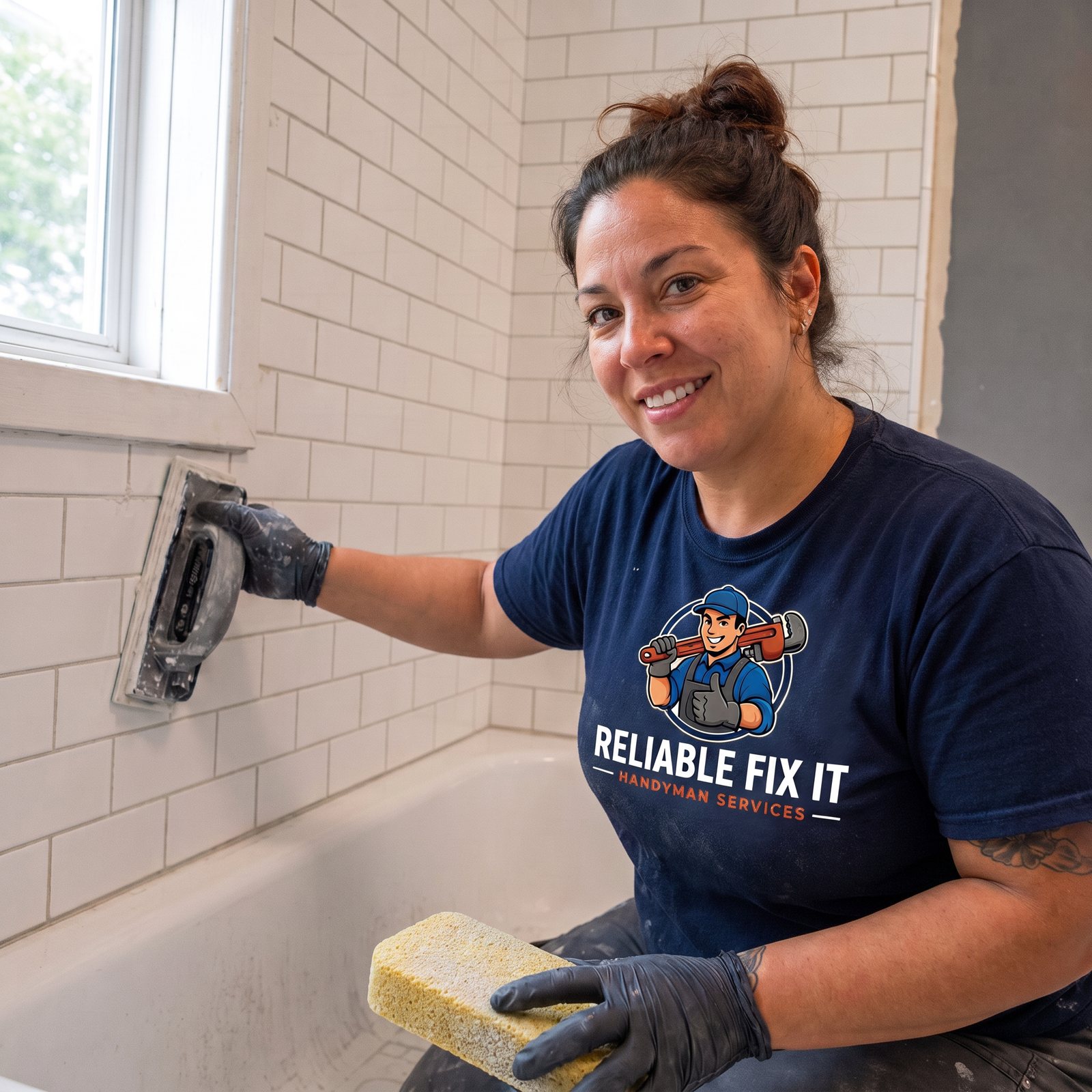 Bathrooms & Tile handyman work by Reliable Fix It in Oakville