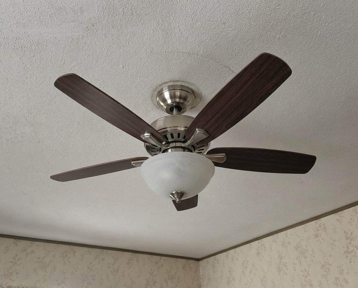 After: Braced box and a balanced, silent fan with new switch. in Burlington